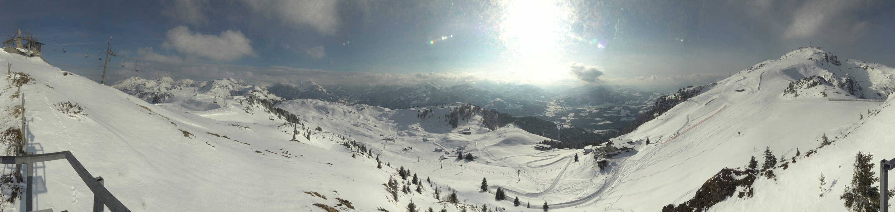 Archived image Webcam Kitzbüheler Hornköpfl - Tyrol