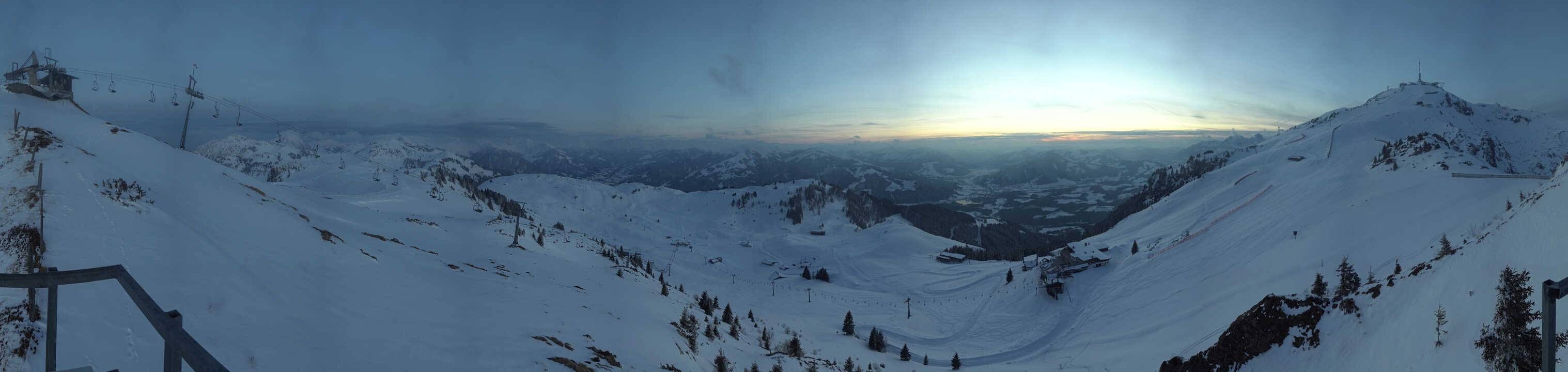 Archived image Webcam Kitzbüheler Hornköpfl - Tyrol