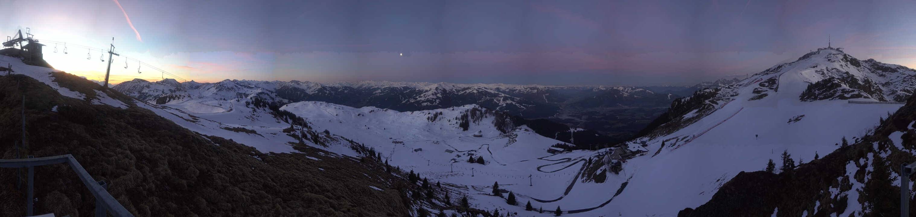 Archiv Foto Webcam Blick vom Kitzbüheler Hornköpfl