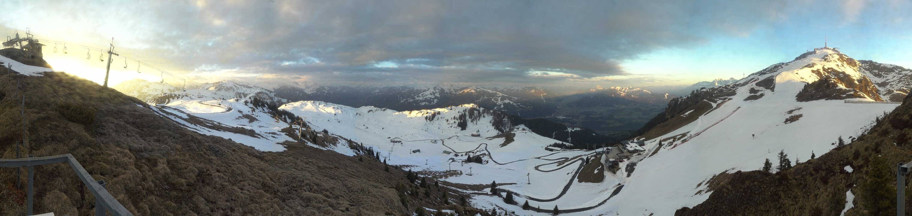 Archived image Webcam Kitzbüheler Hornköpfl - Tyrol