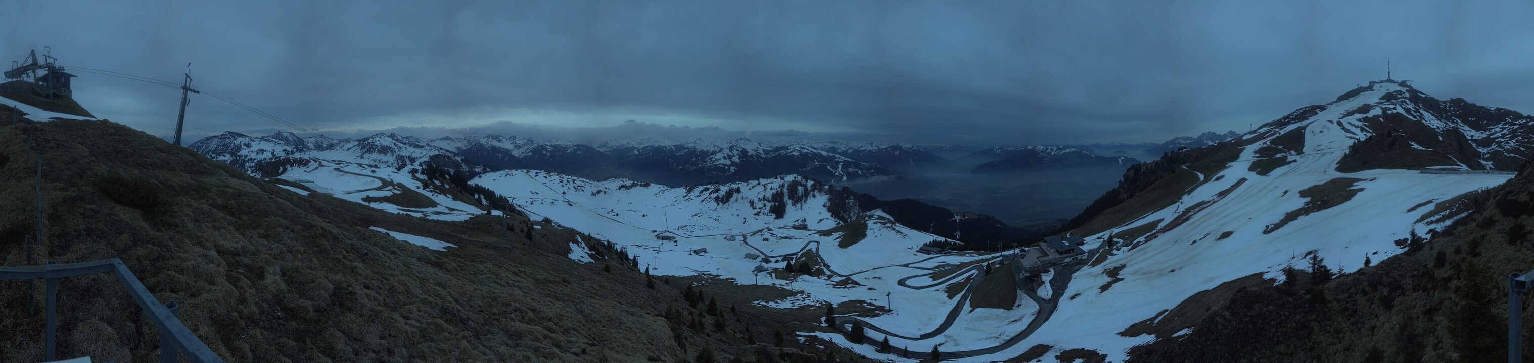 Archived image Webcam Kitzbüheler Hornköpfl - Tyrol