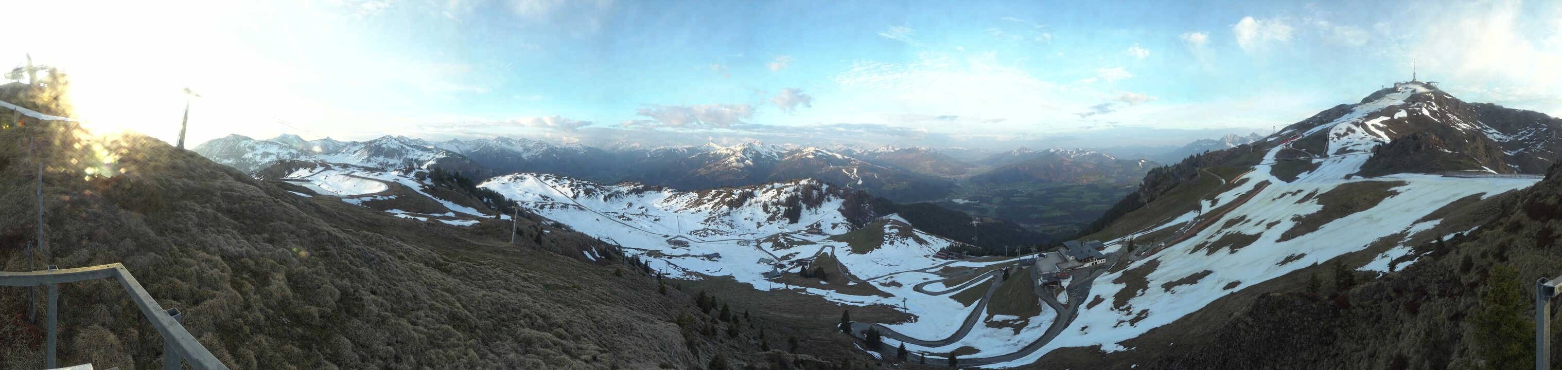 Archived image Webcam Kitzbüheler Hornköpfl - Tyrol