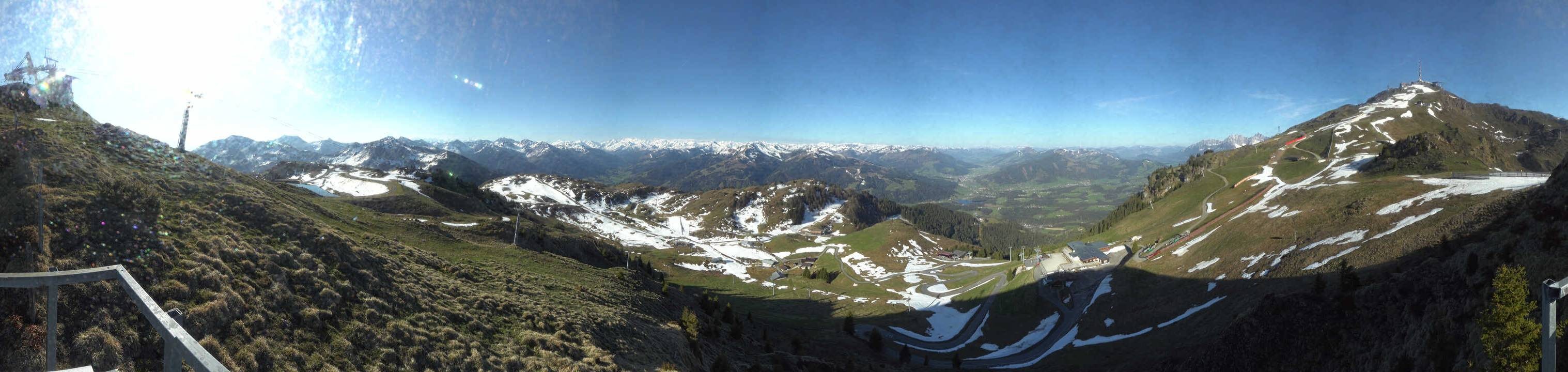 Archived image Webcam Kitzbüheler Hornköpfl - Tyrol
