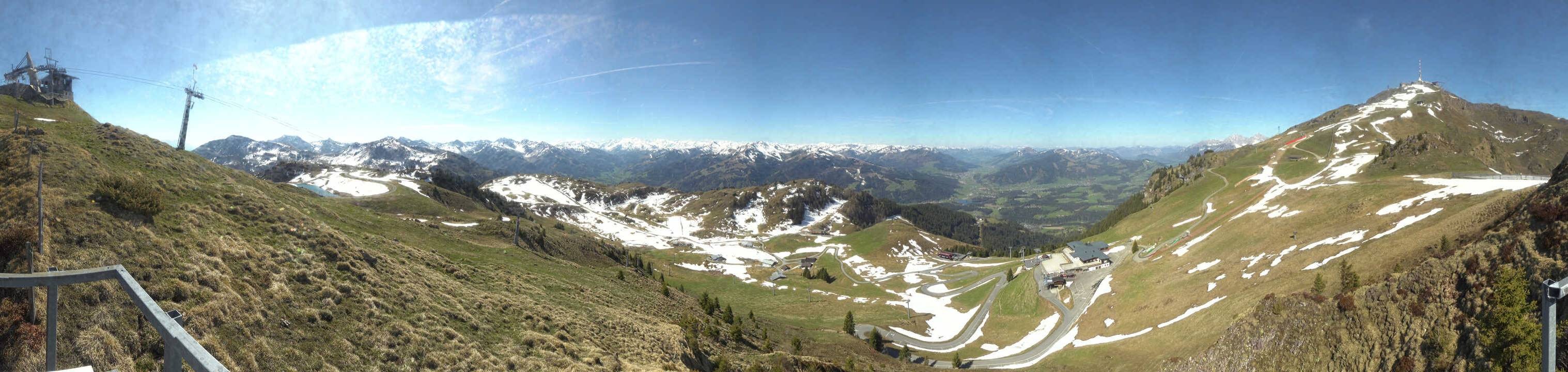 Archived image Webcam Kitzbüheler Hornköpfl - Tyrol