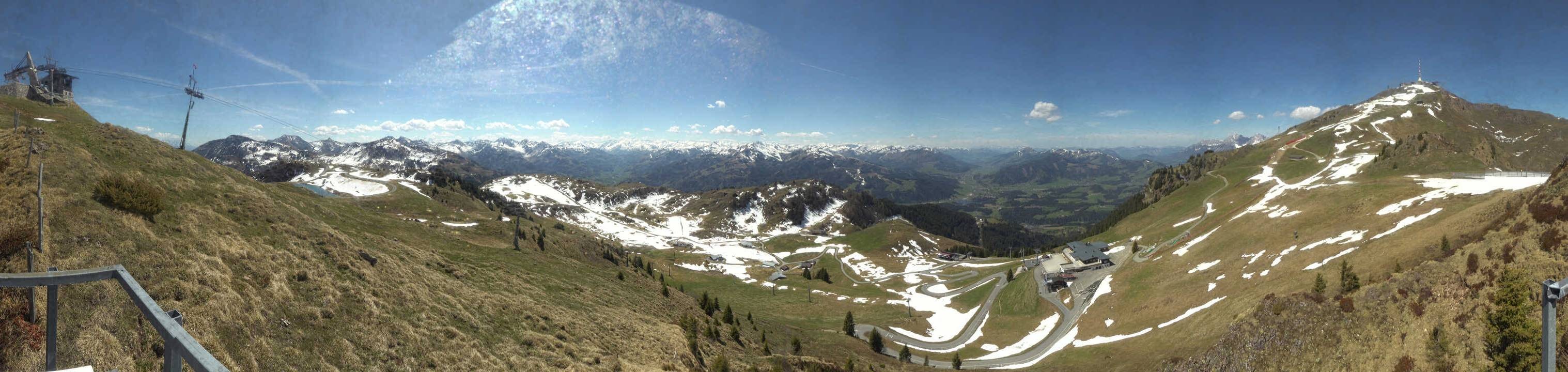 Archived image Webcam Kitzbüheler Hornköpfl - Tyrol