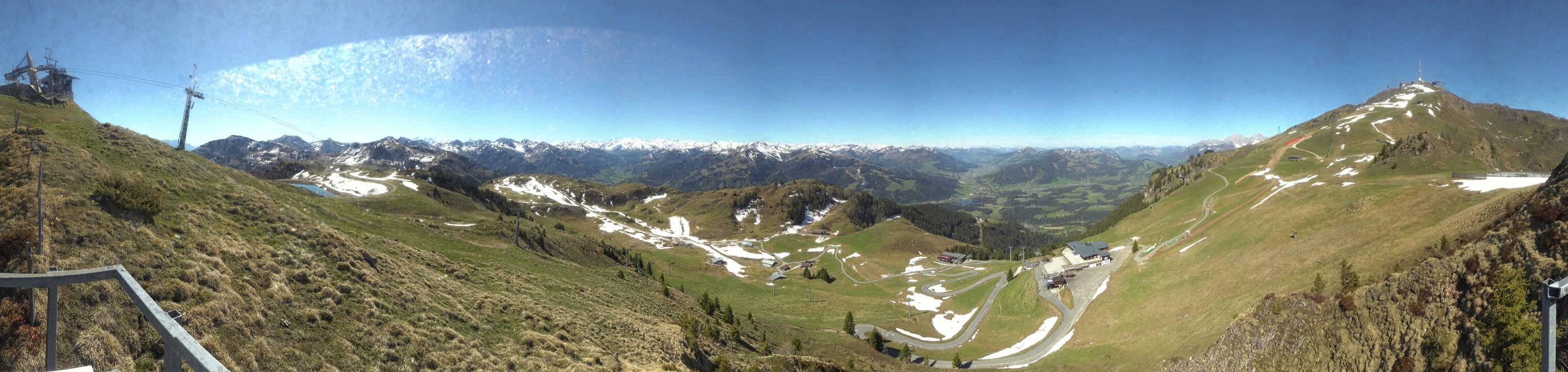 Archived image Webcam Kitzbüheler Hornköpfl - Tyrol