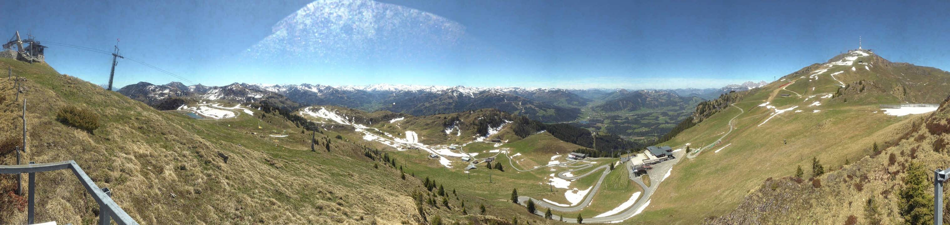 Archiv Foto Webcam Blick vom Kitzbüheler Hornköpfl