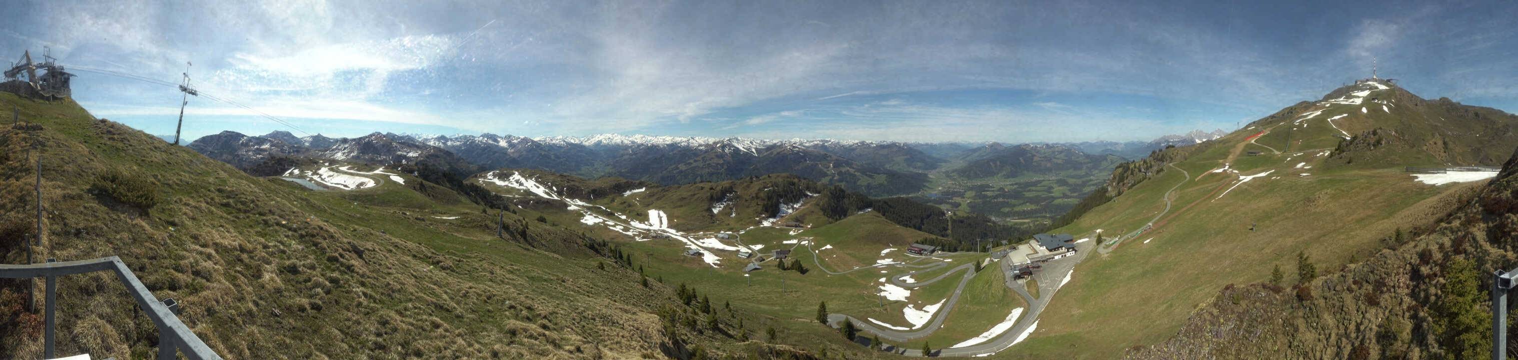 Archiv Foto Webcam Blick vom Kitzbüheler Hornköpfl