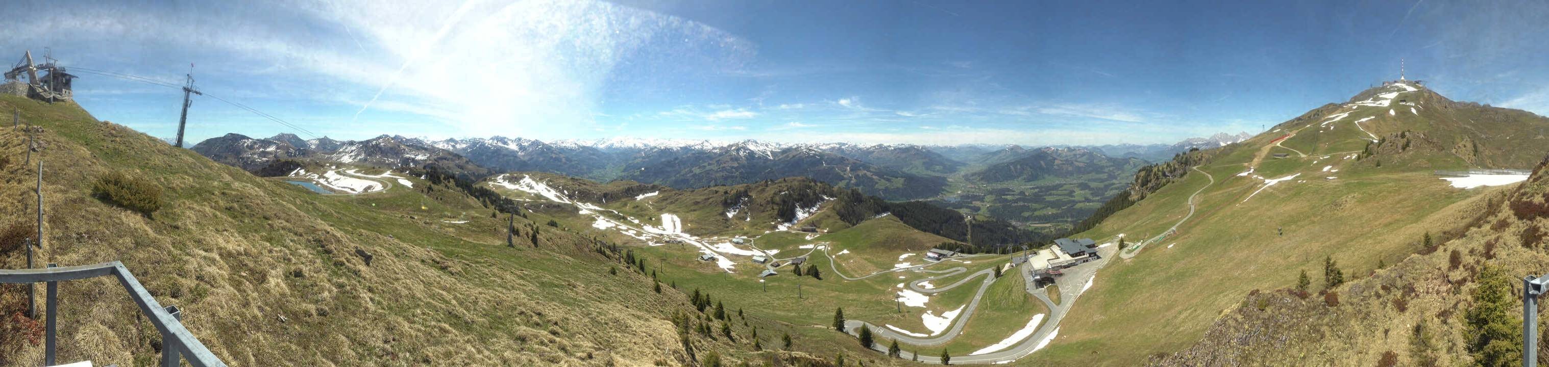 Archiv Foto Webcam Blick vom Kitzbüheler Hornköpfl