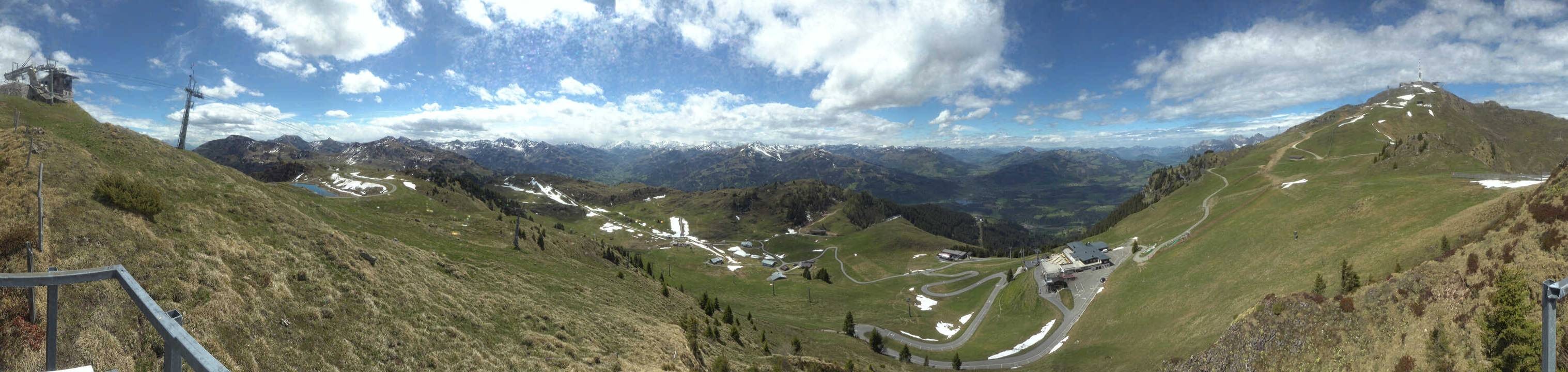 Archived image Webcam Kitzbüheler Hornköpfl - Tyrol