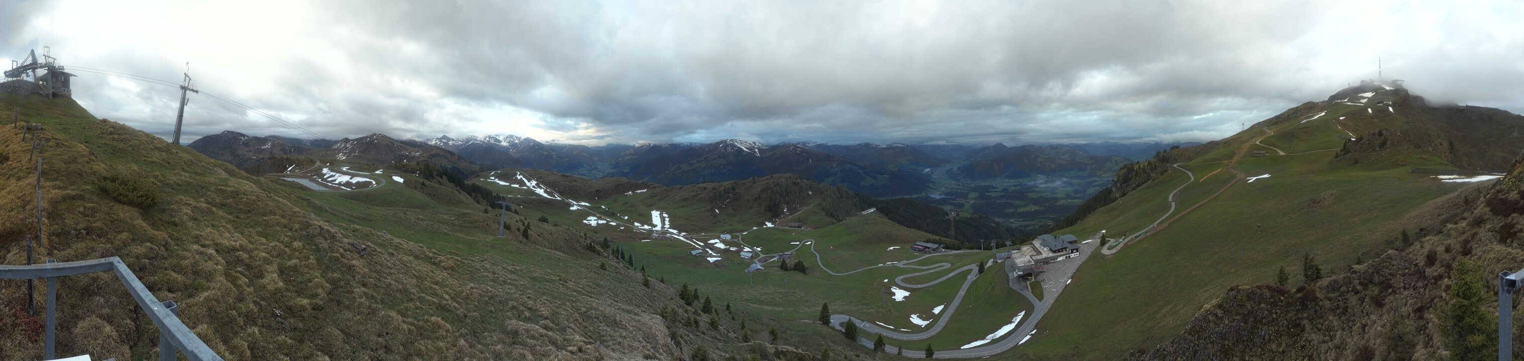 Archived image Webcam Kitzbüheler Hornköpfl - Tyrol