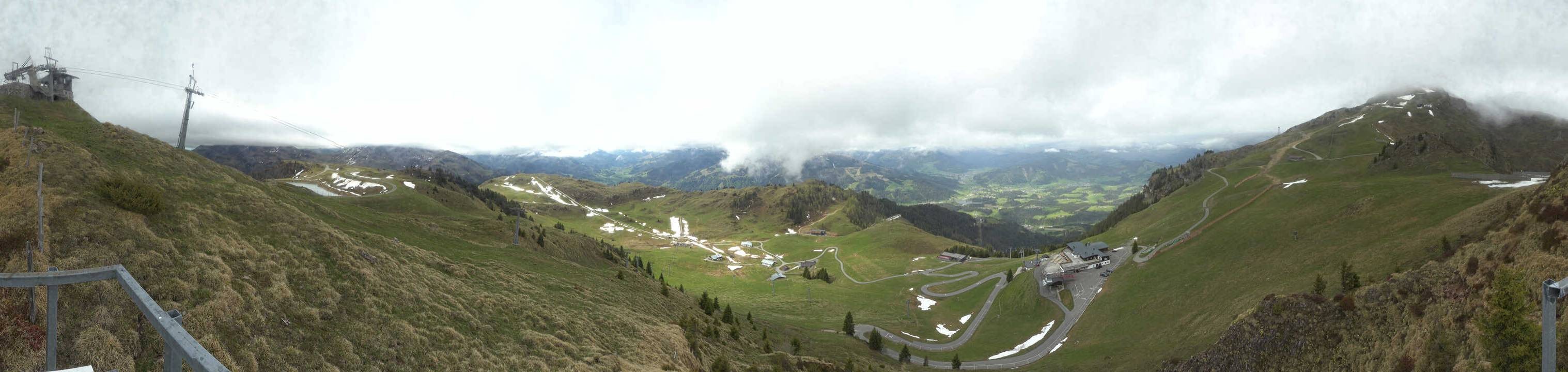 Archived image Webcam Kitzbüheler Hornköpfl - Tyrol