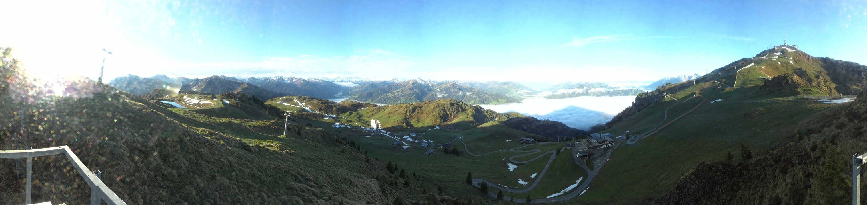 Archiv Foto Webcam Blick vom Kitzbüheler Hornköpfl