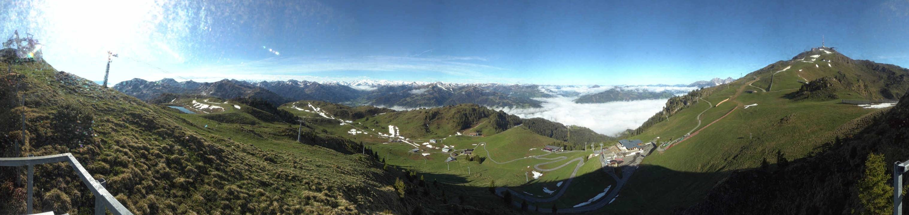 Archiv Foto Webcam Blick vom Kitzbüheler Hornköpfl