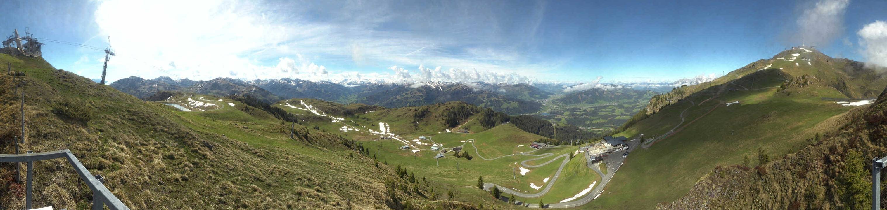 Archiv Foto Webcam Blick vom Kitzbüheler Hornköpfl