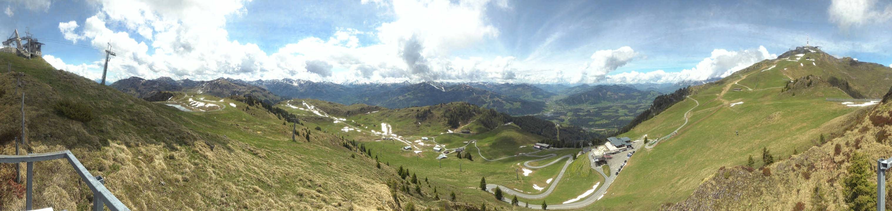 Archiv Foto Webcam Blick vom Kitzbüheler Hornköpfl