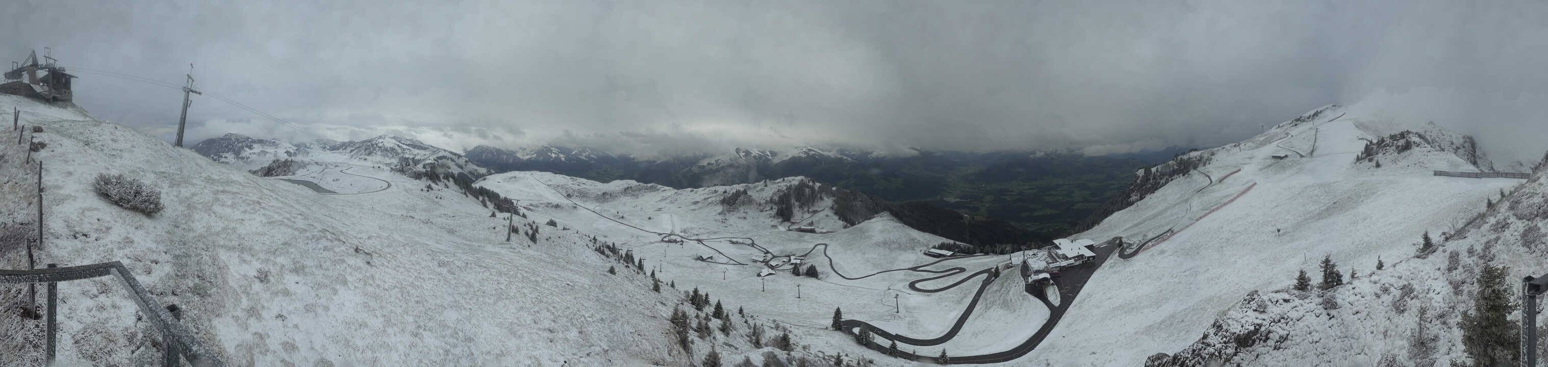Archived image Webcam Kitzbüheler Hornköpfl - Tyrol