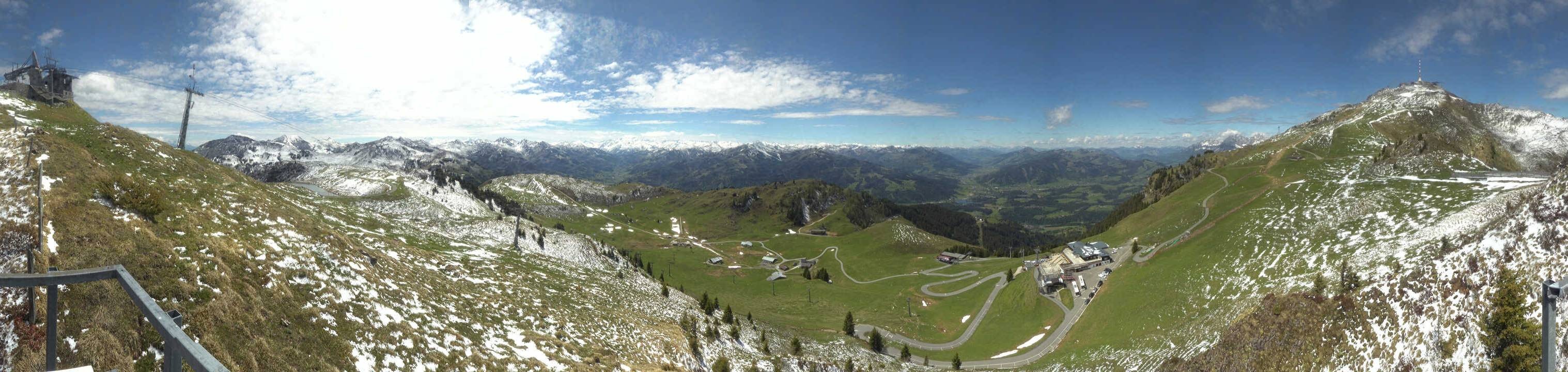 Archiv Foto Webcam Blick vom Kitzbüheler Hornköpfl