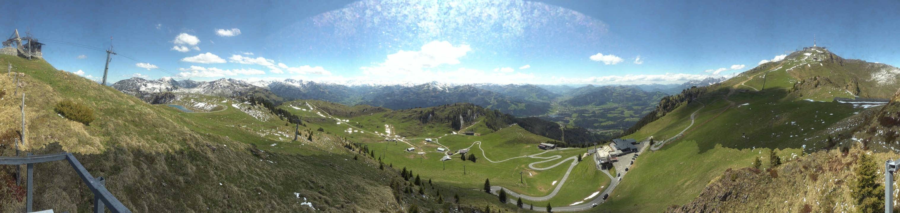 Archiv Foto Webcam Blick vom Kitzbüheler Hornköpfl