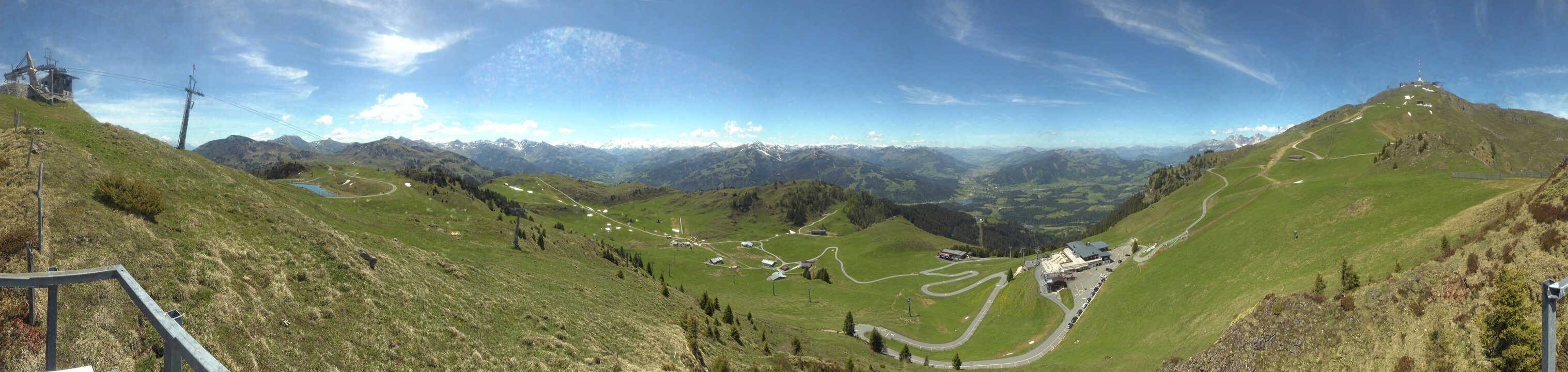Archiv Foto Webcam Blick vom Kitzbüheler Hornköpfl