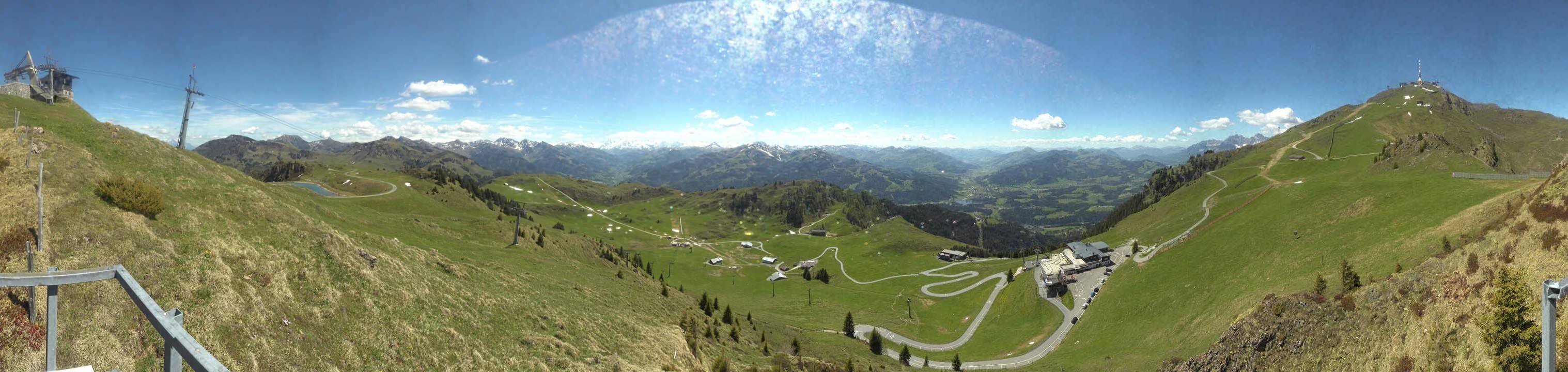 Archiv Foto Webcam Blick vom Kitzbüheler Hornköpfl
