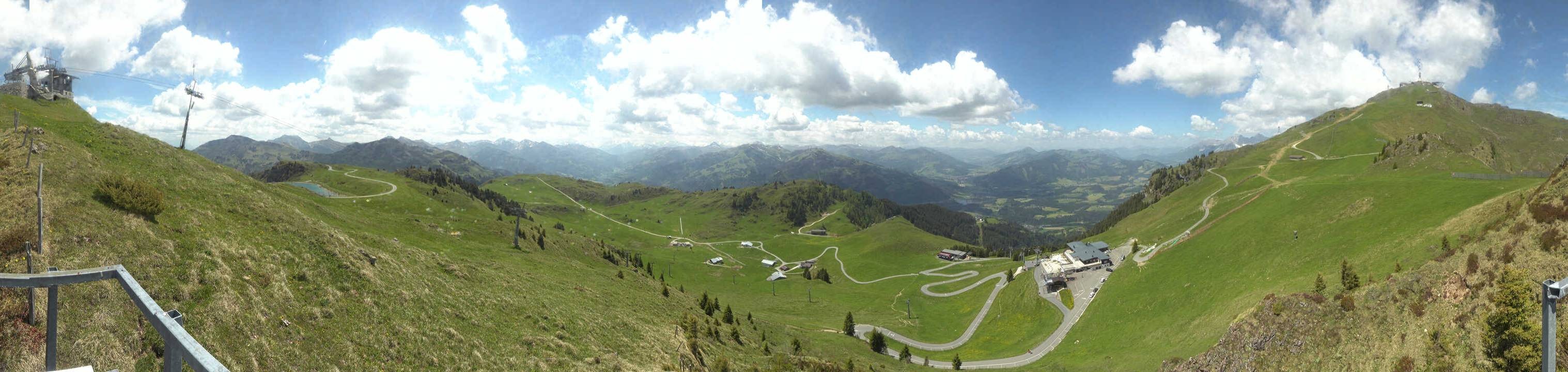 Archived image Webcam Kitzbüheler Hornköpfl - Tyrol