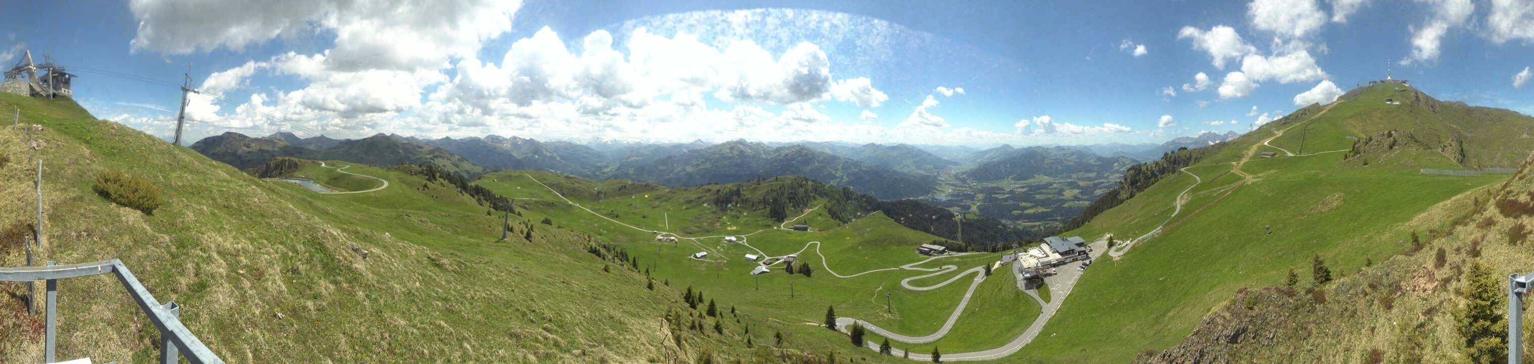 Archived image Webcam Kitzbüheler Hornköpfl - Tyrol