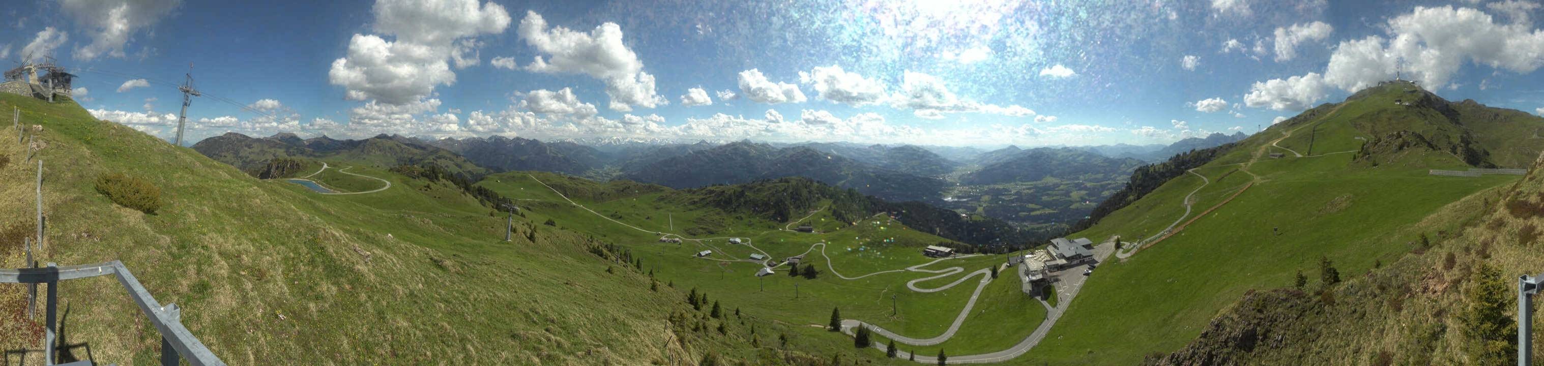 Archived image Webcam Kitzbüheler Hornköpfl - Tyrol