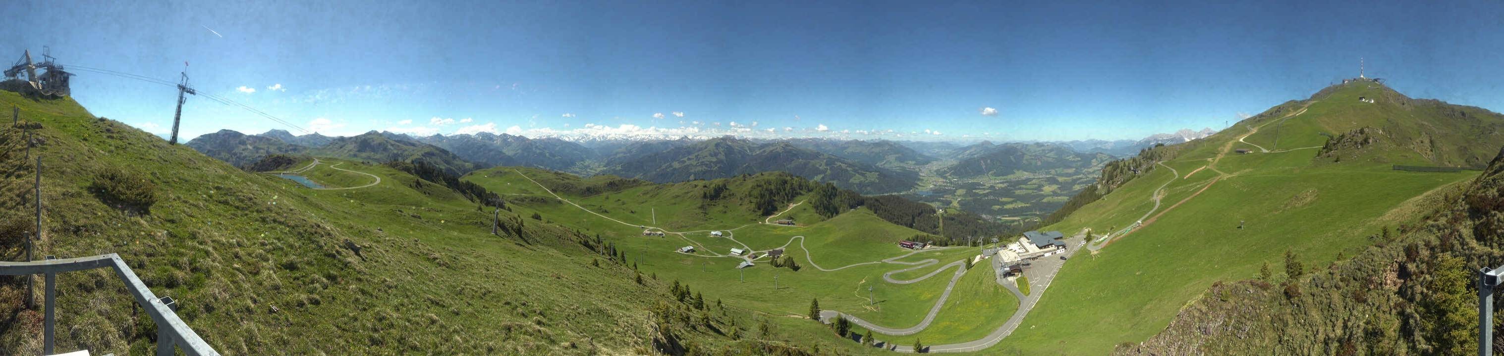 Archiv Foto Webcam Blick vom Kitzbüheler Hornköpfl