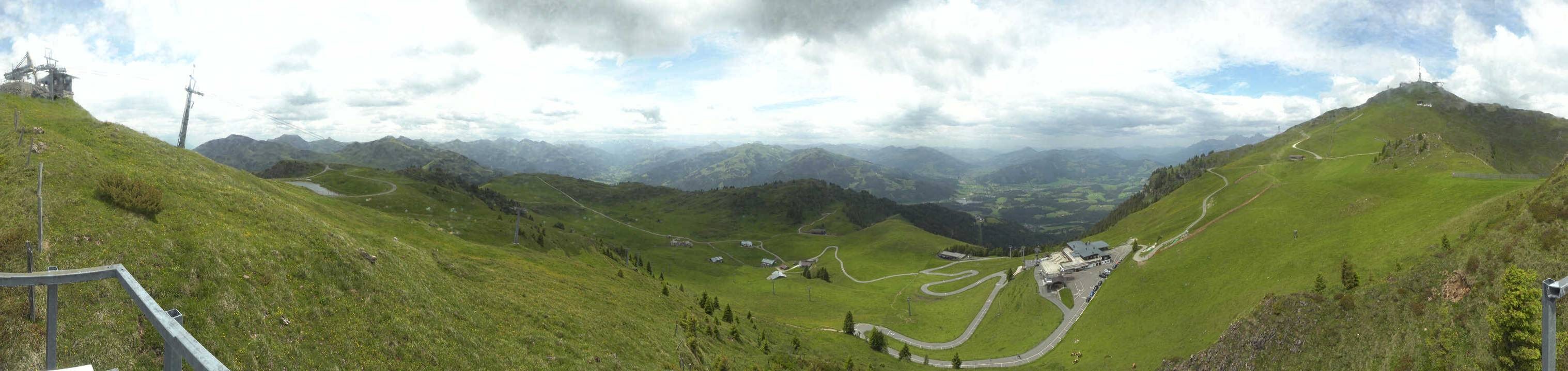 Archiv Foto Webcam Blick vom Kitzbüheler Hornköpfl