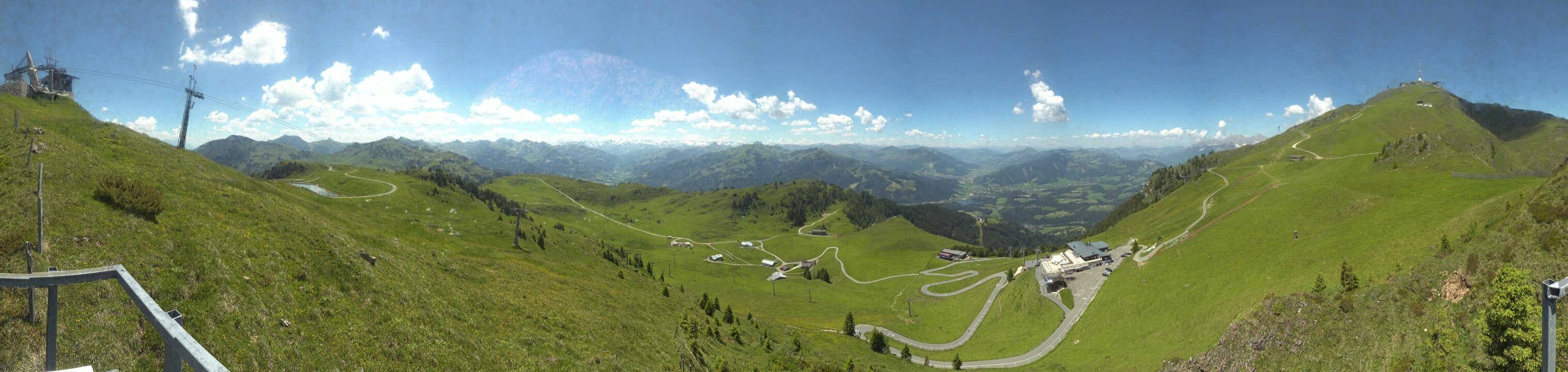 Archiv Foto Webcam Blick vom Kitzbüheler Hornköpfl