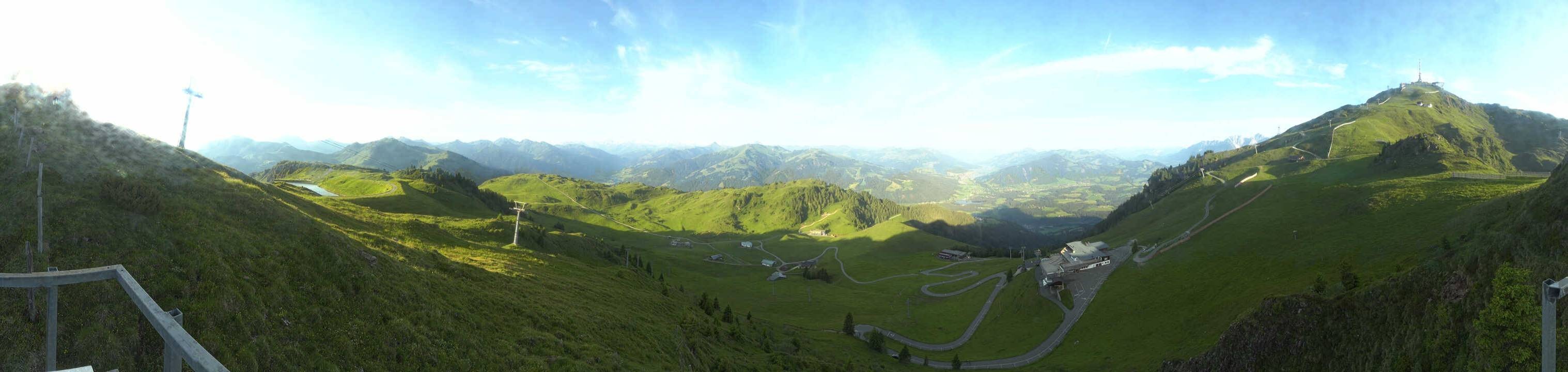 Archived image Webcam Kitzbüheler Hornköpfl - Tyrol