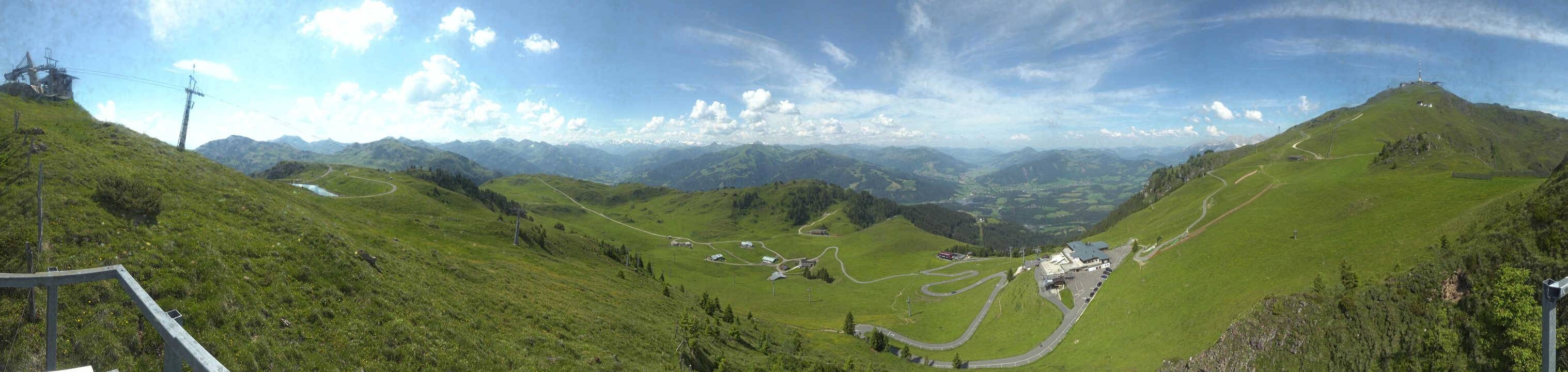 Archiv Foto Webcam Blick vom Kitzbüheler Hornköpfl