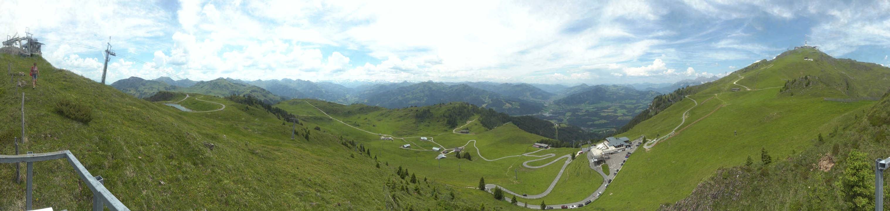 Archiv Foto Webcam Blick vom Kitzbüheler Hornköpfl