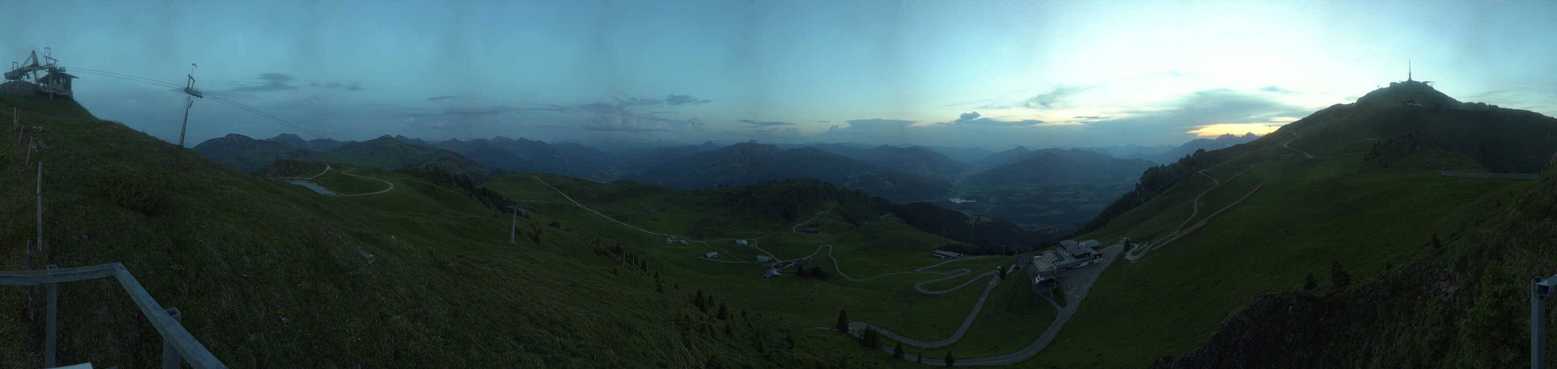 Archived image Webcam Kitzbüheler Hornköpfl - Tyrol