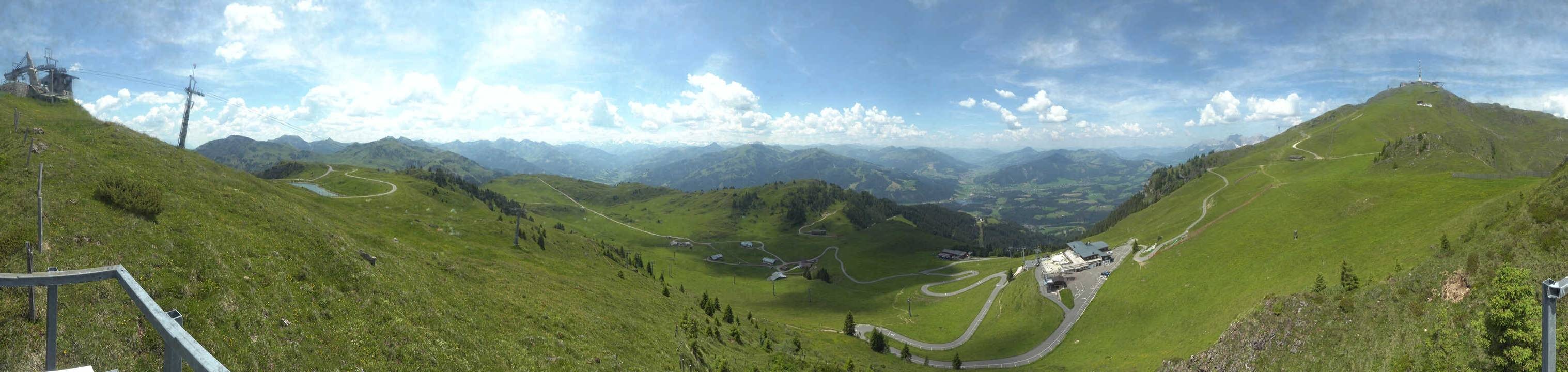 Archiv Foto Webcam Blick vom Kitzbüheler Hornköpfl
