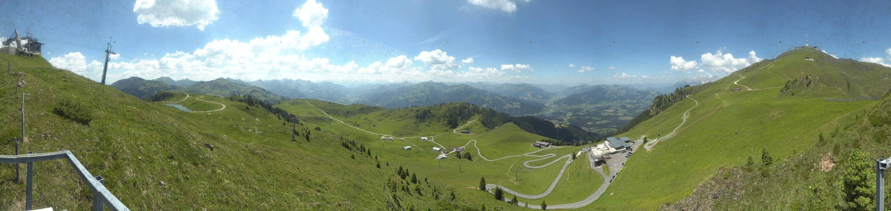 Archiv Foto Webcam Blick vom Kitzbüheler Hornköpfl