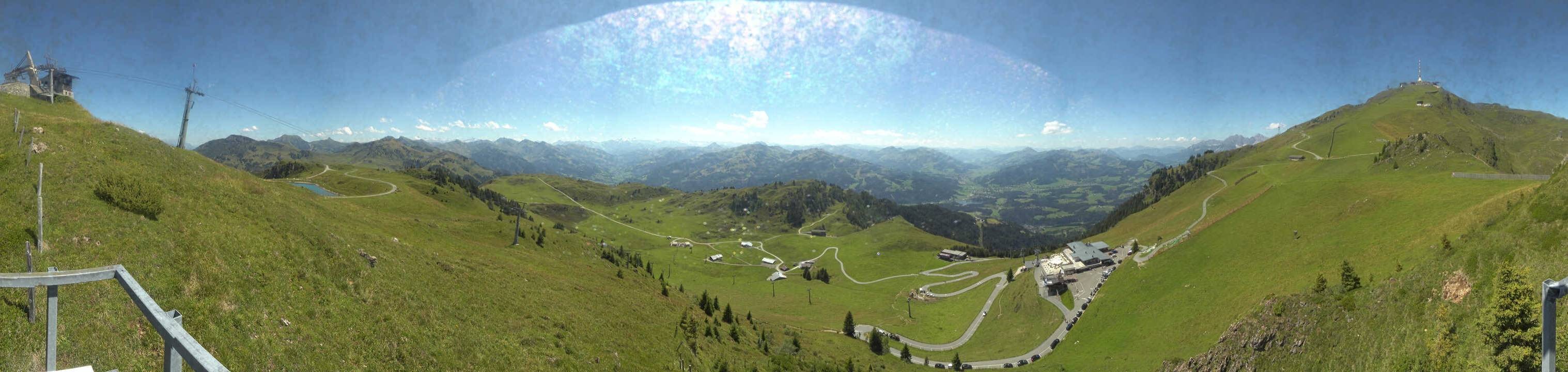 Archiv Foto Webcam Blick vom Kitzbüheler Hornköpfl