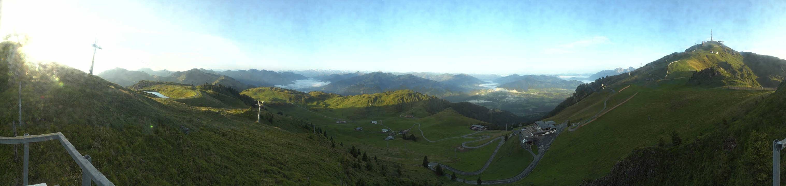Archived image Webcam Kitzbüheler Hornköpfl - Tyrol