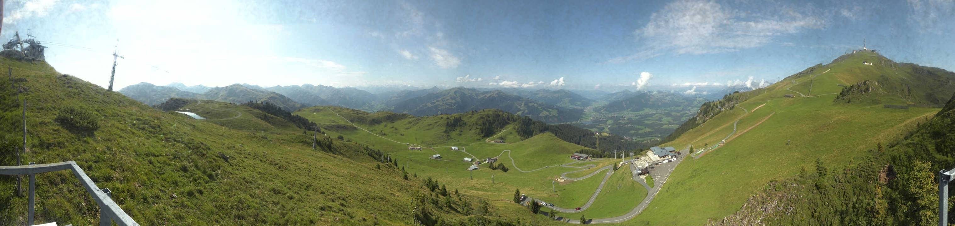 Archived image Webcam Kitzbüheler Hornköpfl - Tyrol