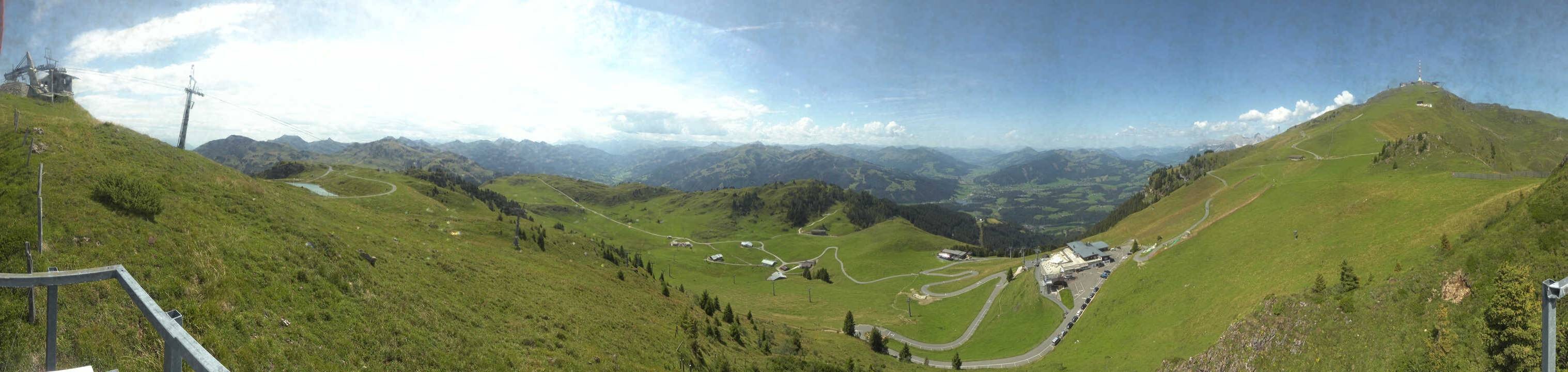 Archived image Webcam Kitzbüheler Hornköpfl - Tyrol