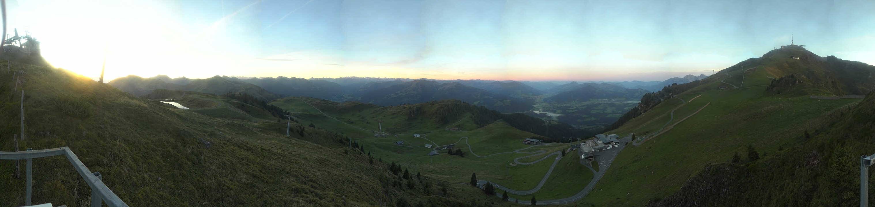 Archived image Webcam Kitzbüheler Hornköpfl - Tyrol