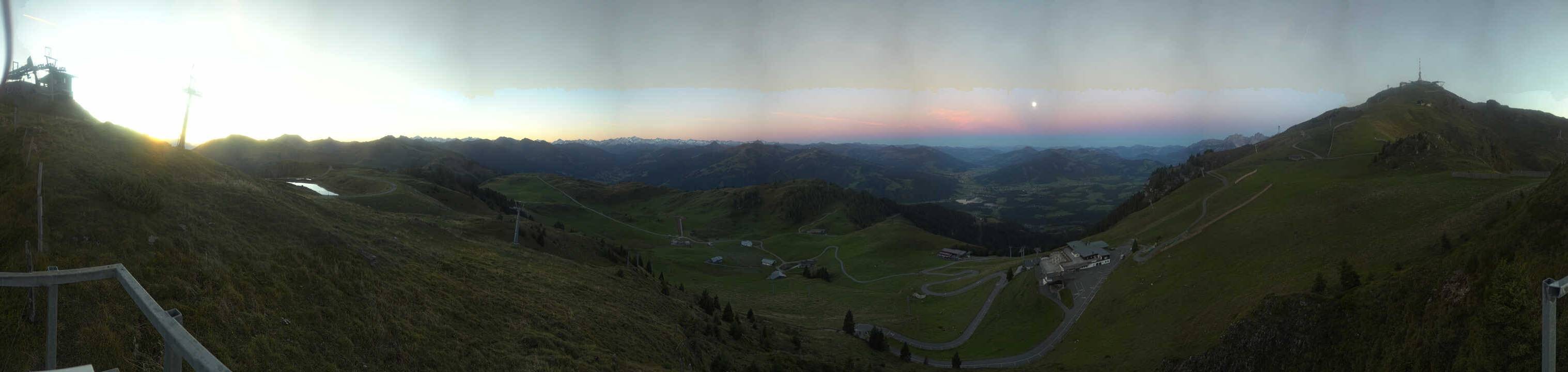 Archived image Webcam Kitzbüheler Hornköpfl - Tyrol