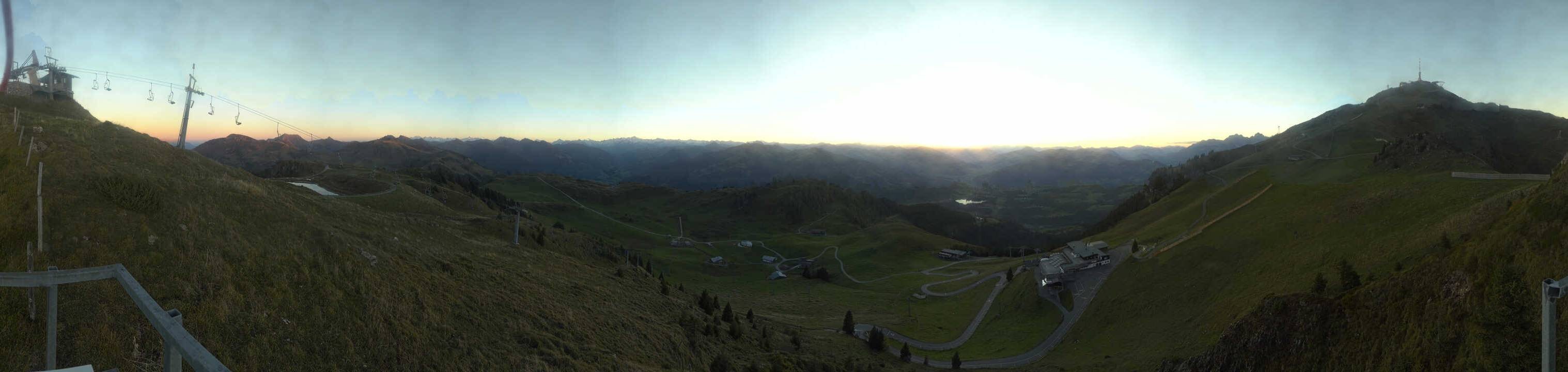 Archived image Webcam Kitzbüheler Hornköpfl - Tyrol