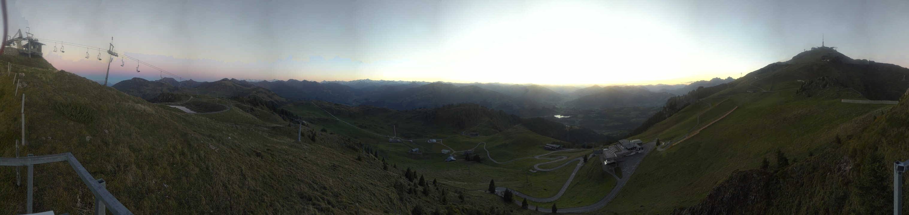 Archived image Webcam Kitzbüheler Hornköpfl - Tyrol