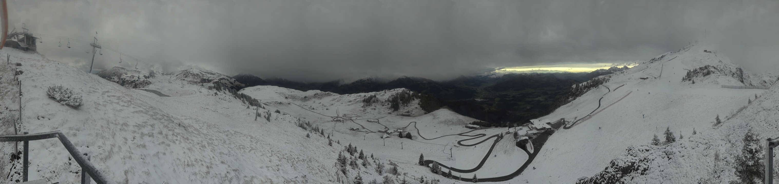 Archived image Webcam Kitzbüheler Hornköpfl - Tyrol