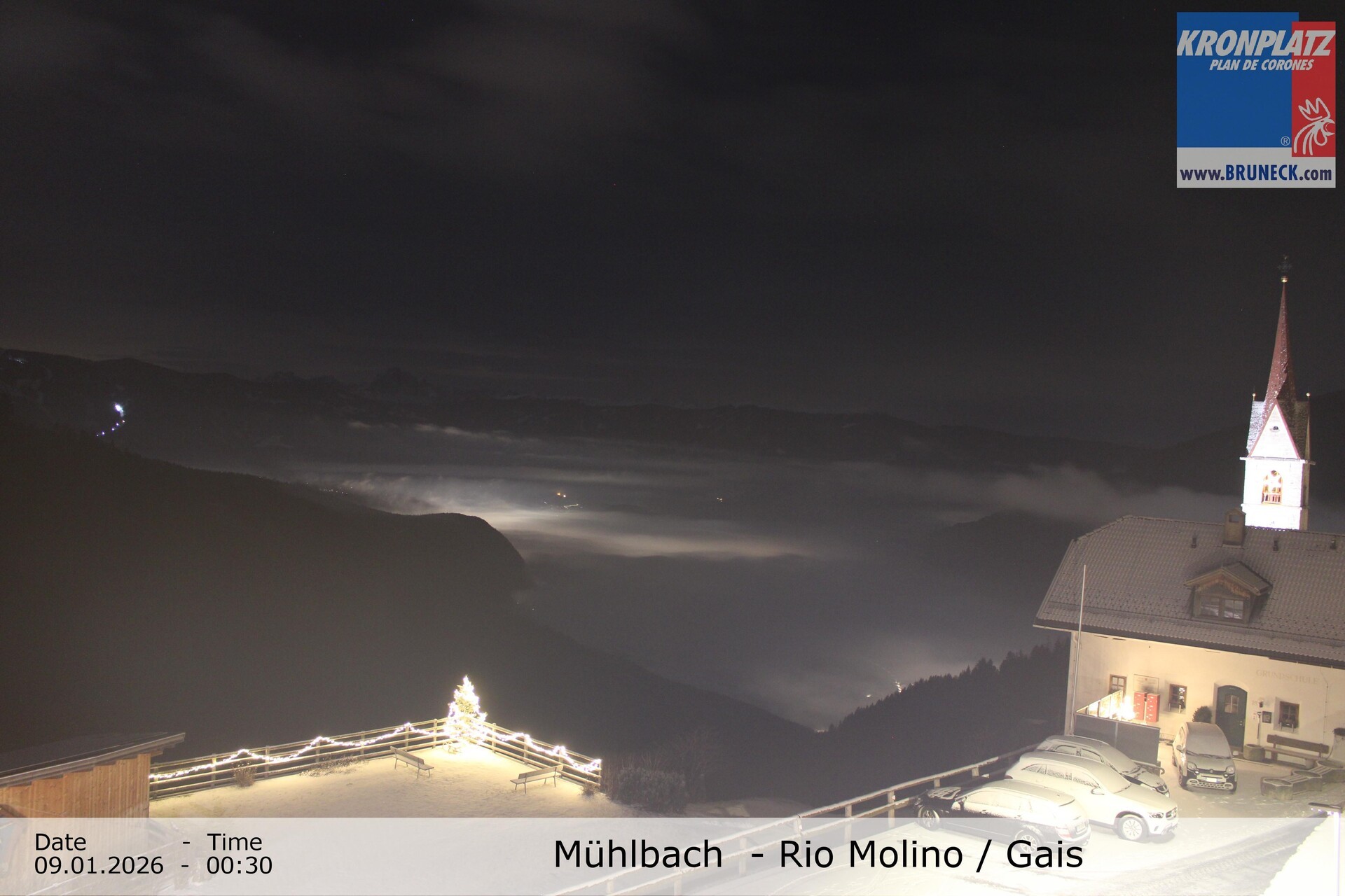 Archiv Foto Webcam Blick auf Gais im Tauferer Ahrntal