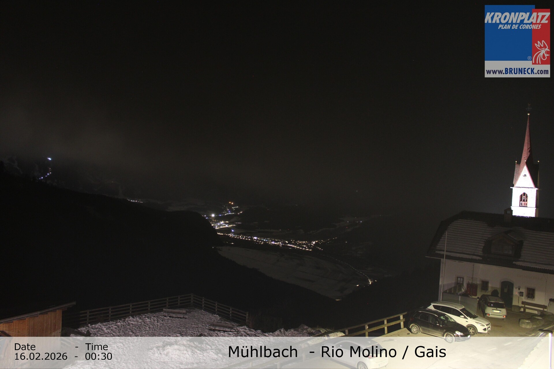 Archiv Foto Webcam Blick auf Gais im Tauferer Ahrntal