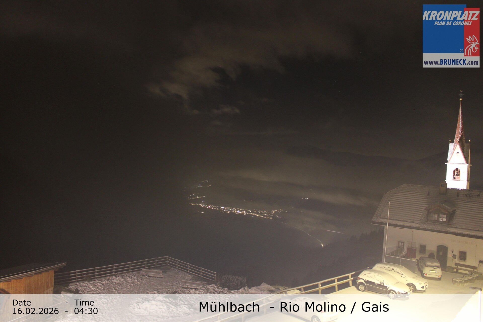 Archiv Foto Webcam Blick auf Gais im Tauferer Ahrntal