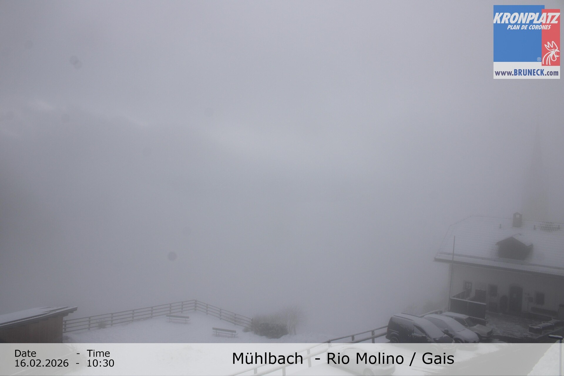 Archiv Foto Webcam Blick auf Gais im Tauferer Ahrntal